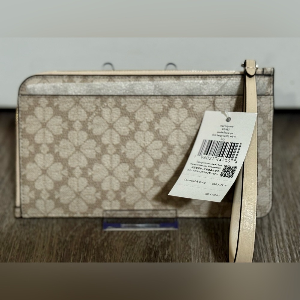 Kate Spade L-Zip Wristlet, NWT - Picture 6 of 14